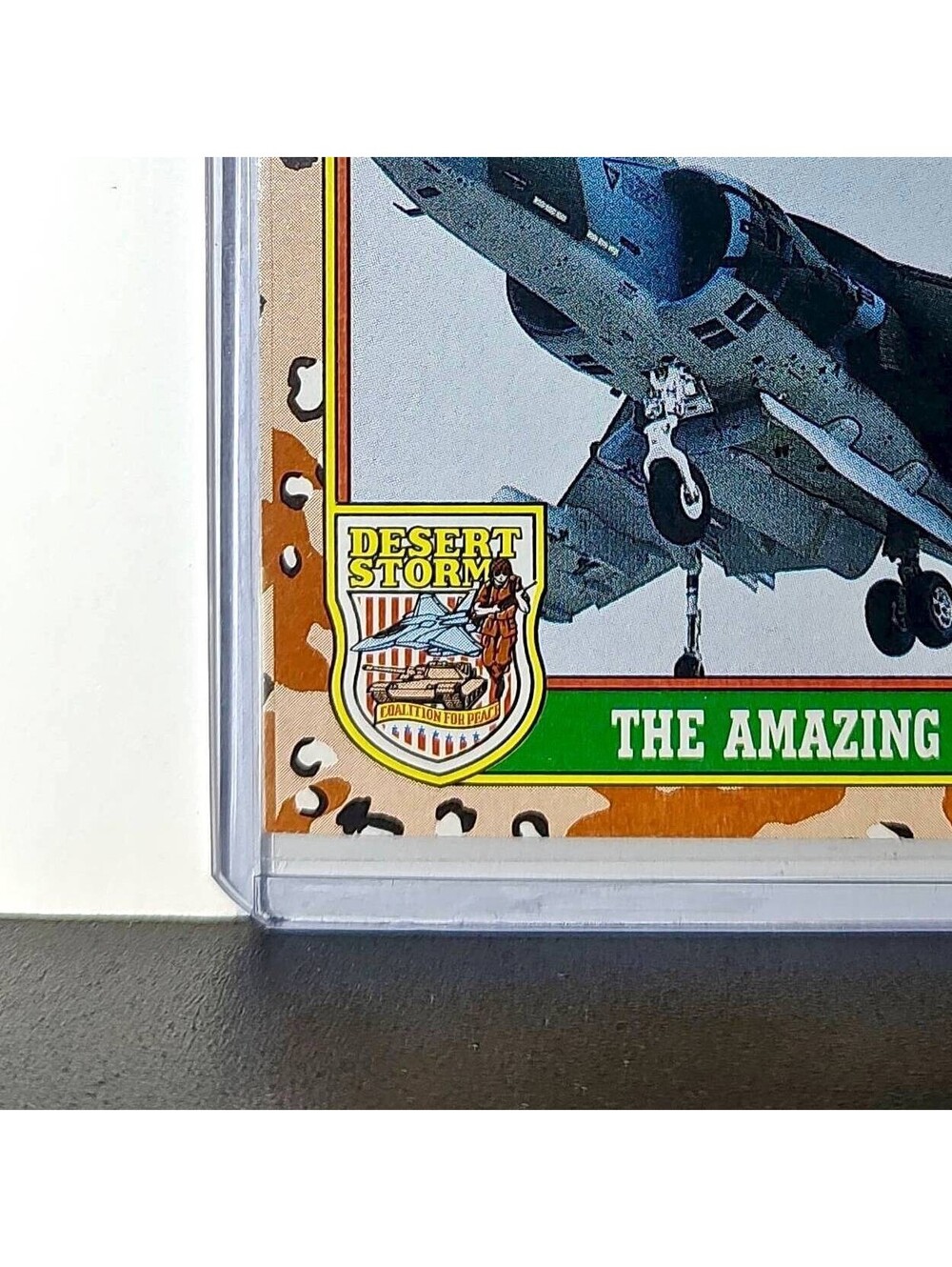 The Amazing AV-8B Harrier 1991 Topps Desert Storm #32 Card - Picture 5 of 10